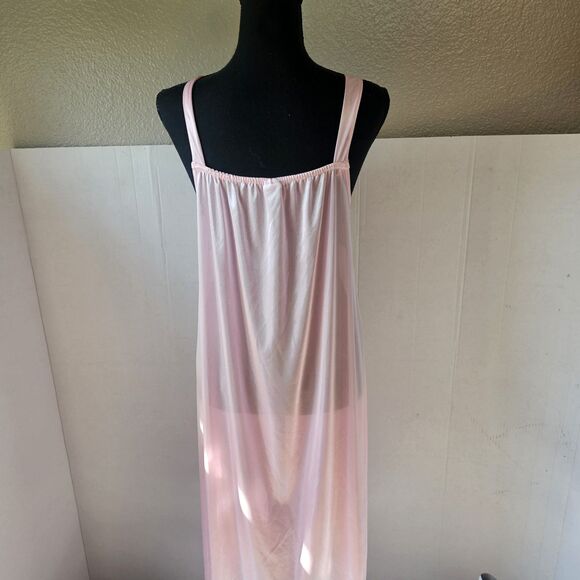 Cozee Corner Women's Robe Gown Set Pink Floral Sz Large Lightweight Comfort F101 - Picture 2 of 10